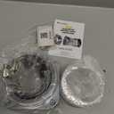 Magnetic Dryer Vent Coupling Easy to Clean Quick Connector Airtight Seal Dryer Vent Connector Kit Including a 2.6ft 4" Duct and two Clamps, DV180