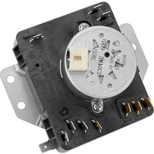 W10185982 418-618-20-B5 Dryer Timer Replacement for Whirlpool Maytag Amana WED4815EW1 WGD4800XQ0 WED5100V1 PS1174931,230V 60Hz By Cenipar