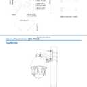 Pole Column Vertical Pole Mount Bracket for CCTV Dahua Wall Mounts Dome Security Cameras - Weatherproof 80-150mm Adjustable Hoop, 10KG Load, Rustproof Metal for PTZ/Dome Cameras