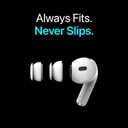 Premium Multi-Flange Eartips for AirPods Pro 1&2 (Small) Always Fits, Never Slips