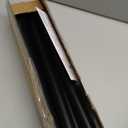 Shower Curtain Rod Adjustable 43-78 inch, 1"Diameter Spring Tension Curtain Rod No Drill, Anti-Rust Non-Slip Shower Rod, Black Shower Curtain Rod for Bathroom Tension