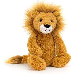 Jellycat Bashful Lion Stuffed Animal, Medium 12 inches - Big Cat Plush Toy - Classic Children's Gift