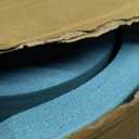 Retrospec Solana Yoga Mat 1" Thick w/Nylon Strap for Men & Women - Non Slip Exercise Mat for Home Yoga, Pilates, Stretching, Floor & Fitness Workouts, Blue Ridge