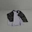 Dream USA Men's Casual 3/4 Sleeve Baseball Tshirt Raglan Jersey Shirt White (Medium, White & Dark Gray Camo)