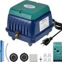Upgraded HP-90 Pond Aerator/Septic Tank Linear Air Pump, Powerful 1350GPH Aeration System, Linear Air Pump for Oxygenation, for Koi Ponds/Aquariums/Wastewater Treatment/Fish Farms/Seafood Restaurants