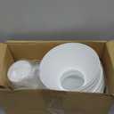 12 Pack Plastic Flower Bucket 11.8 Inch Tall Vase Bucket Cone Vase with Base for Cut Flower Multipurpose Buckets for Flower Bouquet Holder Centerpieces Decorations for Home Wedding (White)