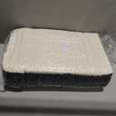 Foldable Mattress Twin Memory Foam Tri Folding Sleeping Pad, 75x38x4" White