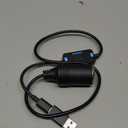 FARSENSE USB A to 12V Cigarette Lighter Adapter(36W)-USB C Male to Cigarette Lighter Female Socket PD Trigger Cable(2FT) with Switching Voltage and Display Voltage,for Dash Cam,GPS,Etc