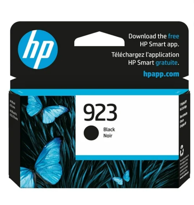 HP 923 Black Ink Cartridge Printers | Works with Printer Series: OfficeJet 8120, OfficeJet Pro 8130 
