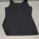 LODAY Compression Tanks for Women Shapewear Tank Top Tummy Control V Neck Camisole Cami Tops (Black, XL)