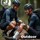 Cold Therapy First Aid Set for Outdoor Sports Injuries Down to (5/41) Portable Relief for Sprains, Swelling, Muscle Recovery (Blue)