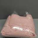 100% Cotton Pink Blanket Full/Queen Size for Bed - Breathable and Soft, Waffle Weave for Summer Spring, 90x90 Inches (Blush)