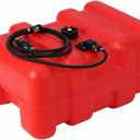 Garvee 12 Gallon Boat Fuel Tank,Outboard Fuel Tank with Built-In Filter,I-Shaped Handle,Oil Level Indicator,Easy To Carry