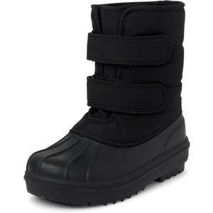 The Children's Place Boys' Faux Fur Trim Snow Boots Big Kid 3