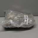 ArtCreativity Sparkly Inflatable Kiddie Pool for Kids 34"x10" - 3 Levels - Transparent Blow Up Baby Pool with Silver Glitter, Easy to Inflate Small Toddler Pools for Outdoor