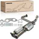 A-Premium Catalytic Converter Kit Direct-Fit Compatible with Chevrolet Tahoe, C1500, C2500 Suburban, C2500 & GMC Yukon, K1500, K1500/K2500 Suburban, K2500 & Cadillac Escalade, 5.7L, EPA Compliant