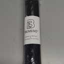 BEMISO Shower Mat Non Slip Bathtub Mat with Suction Cups and Drain Holes 27.5 x15.7 Inch Bath Mat for Tub & Shower.Easy Dry,Easy to Cut,Eco-Friendly (Black)