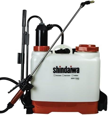 3-gallon Euro-Style Manual Backpack Sprayer, 2-stage Filtration Pump Pressured Sprayer with Chrome Steel Wand, Deluxe Lumbar Straps, 3 Nozzles and Bonus Parts for Spraying Plants, Lawns, Weeds & Pests