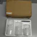 Eywamage Clear Glass Flameless Candles with Remote Timer, Flickering Battery LED Pillar Candles, Set of 3