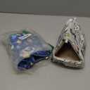 UPINS 2 Pack Guinea Pig Hideout,Guinea Pig Bed Washable Small Animal House Cage Accessories for Mouse Chinchillas Hamsters Hedgehogs Ferrets Bearded Dragons and Rats (6.8 x 7.4 inch, Blue Gray)