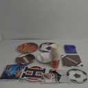 Sports Birthday Party Decorations, Sports Theme Party Supplies, Include Plates, Cups, Napkins, Soccer Basketball Baseball Football Theme Dinnerware (Serve 24)