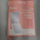 Kintion 2025 Pocket Mirror, Rechargeable Dimmable 3 Color Lighting 1X/3X LED Compact Travel Makeup Mirror for Purse, Portable, Folding, Handheld, Small Lighted Mirror for Women Gift, White