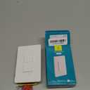 Smart Light Switch, WiFi Smart Double Switch Button, Compatible with Alexa and Google Home, Remote Control with Timing Funtion, No Hub Required,Smart Life APP Provides Control from Anywhere (2 Ways in 1 Gang)