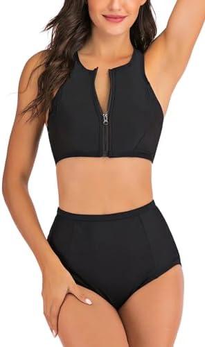 Women Two Pieces Crop Top Bikini Sets Chic Pretty Swimsuit Medium Women Two Pieces Crop Top Bikini Sets Chic Pretty Swimsuit Medium