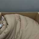 Bedsure Queen Comforter Set Prewashed Soft Bedding Set 3Pcs Brown 90"x90"