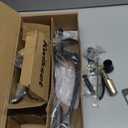 Kwikset Prescott Front Door Handle No Lock, Entry Handleset Exterior with Interior Reversible Handed Lever, Non-Locking, Venetian Bronze, Deadbolt Not Included, with Microban Protection