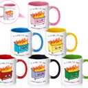 6 Pcs Christmas Thank You Gift Dumpster Mug 11oz Office Coffee Mug Appreciation Gifts Dumpster Cups for Team Teacher Donation Employee Colleague Coworker