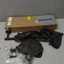 Matte Black Bathroom Towel Bar Set, 5-Piece Stainless Steel Hardware Bathroom Accessories, 16" Towel Racks for Bathroom Walls