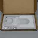 chochoyah Hair Dryer Holder Wall Mounted, Hair Dryer Organizer Self Adhesive Compatible with Dyson Blow Dryer Holder Aluminum BlowDryer Holder Wall Mounted for Bathroom White