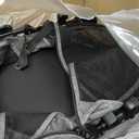 Pet Gear Happy Trails Lite Pet Stroller for Cats/Dogs, Zipper Entry, Easy Fold with Removable Liner, Safety Tether, Storage Basket, Titanium Grey