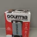 Gourmia Drip Coffee Maker - 12-Cup Capacity, Glass Carafe, Black