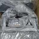 Dual Monitor Stand Riser w/ Drawer & Metal Leg, Large Computer Monitor Riser w/ Storage For 2 Monitors, Desk Shelf For Monitor w/ Adjustable Length & Angle, Desktop Organizer For Laptop/TV/Printer