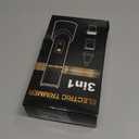 Ball Shaver for Men, 3-in-1 Multifunction Body Hair Trimmer & Pubic Shaver with Titanium Blades (No Nicks!), IPX7 Waterproof Electric Razor, LED Display, Wet/Dry