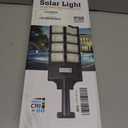 Solar Street Lights Outdoor, IP67 Waterproof, with Motion Sensor, Remote, and Auto Dusk to Dawn | Bright 6500K LED Solar Powered for Patio, Garden, Garage, Courtyard & Parking Lot
