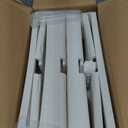 CTSNSLH 4 Tier Plastic Storage Bins and Boxes Organizer - Stackable with Lids for Bedroom, Living Room, Office - Foldable Containers