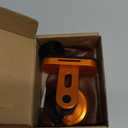 Magnetic Golf Cart Phone Holder Compatible with iPhone 12-17, Golf Accessories for Men, Photography-Friendly T-Shape Design Strong Magnetic Phone Caddy with 360 Adjustable Ball Head, Golf Gifts (Orange)