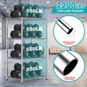 24"Depth Metal Wire Shelving Unit Metal Shelf Adjustable Storage Rack Kitchen Storage shelves 4 Tier Commercial Heavy-Duty 2200 LBS Sturdy Standing Steel for Home Garage Pantry 24"Dx 30"Wx59"H