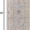 Livabliss x Becki Owens Marlene Vintage Medallion Area Rug, 2'2" x 3'9", Pale Blue