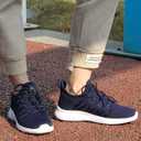 Feethit Womens Slip On Running Shoes Non Slip Walking Shoes Lightweight Gym Workout Shoes Breathable Fashion Sneakers All Dark Blue Size 8.5