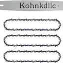 3 Pack 18 inch.325" Pitch 063" Gauge 68 Drive Links Chainsaw Chains and 1 Guide Bar for Stihl 021 023 025 017 018 028 ms 250 (3 chains+1 bar)