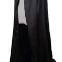 GOLDSTITCH Cape Costume Full Length Deluxe Adult Cape Cloak Knight Fancy Cool Cosplay Costume (Black)