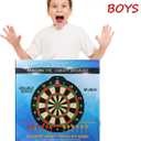 18 inch Magnetic Dart Board Set for Kids, Indoor Outdoor Game Dart Game with 12 Darts, Dartboard Toys Gifts for 8 9 10 11 12 Year Old Boys