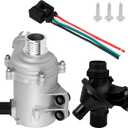 Electric Engine Water Pump W/Thermostat, Compatible with BMW 320i, 320i xDrive, 328i, 328i xDrive, 328i GT xDrive, 528i, 528i xDrive, 428i, 428i Gran Coupe, 428i xDrive Gran Coupe, X1, X3, X5, Z4