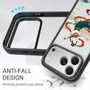 Clear TPU Phone Case Cover for iPhone 17 Pro Max with Design, Drop Protection, Cute Case for Girl Women, Chang'e Flies The Sky