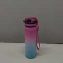 QLUR Water Bottle with Straw, 32oz Motivational Water Bottles with Time Marker to Drink, Tritan BPA Free, 1L Sports Water Bottle with Carry Strap LeakProof for Women Gym Fitness Outdoor (1 Pack)