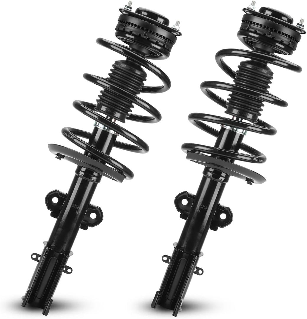 Front Complete Struts Spring Assembly Shock Absorbers for Chrysler Town & Country 2008-2016 (Exc. S Model), for Dodge Grand Caravan 2008-2019 (Exc. RT/GT Models), Replace 171128L, 171128R (Set of 2)